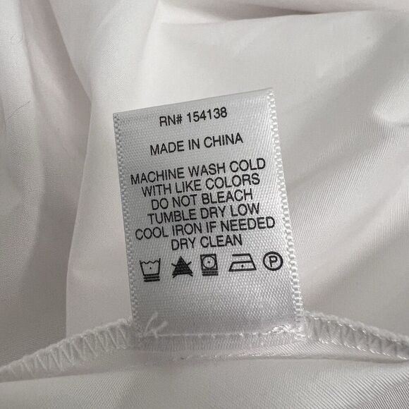 STAUD AMARETTI DRESS Plunge Neck Bishop Sleeve Gown Maxi Dress White Size L - Picture 14 of 15